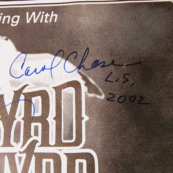 Autographed Lynyrd Skynyrd concert flyer. - Picture 3 of 3